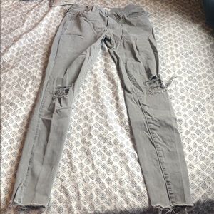 Pacsun gray ripped jeans